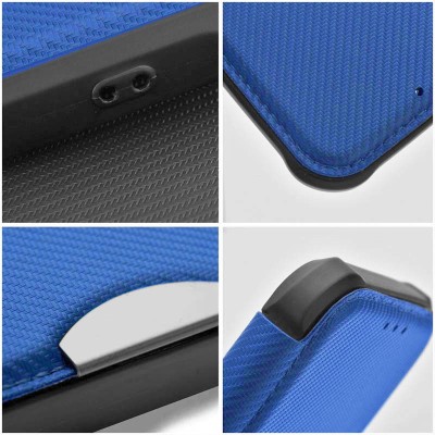 Шкіряний чохол книжка GETMAN Razor (PU) для Samsung Galaxy A35 Blue