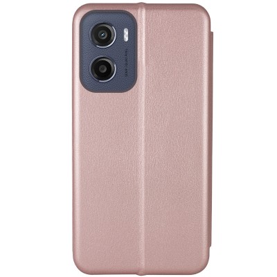 Шкіряний чохол-книжка Classy для Motorola Moto G05 / E15 Rose Gold