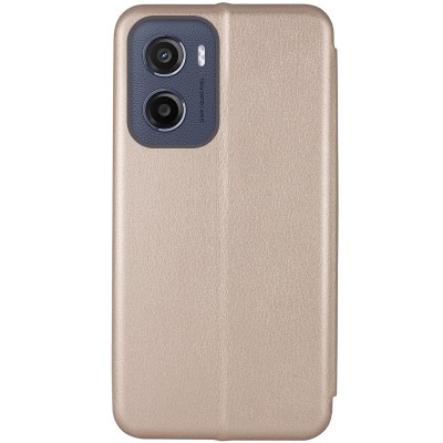 Шкіряний чохол-книжка Classy для Motorola Moto G05 / E15 Золотий