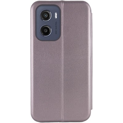 Шкіряний чохол-книжка Classy для Motorola Moto G05 / E15 Сірий Шкіряний чохол-книжка Classy для Motorola Moto G05 / E15 Сірий