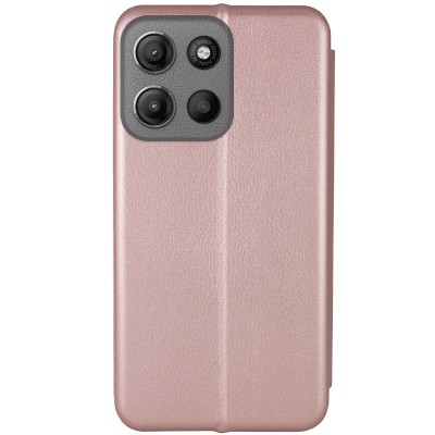 Шкіряний чохол-книжка Classy для Motorola Moto G15 4G Rose Gold