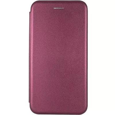 Шкіряний чохол-книжка Classy для Motorola Moto G15 4G Бордовий