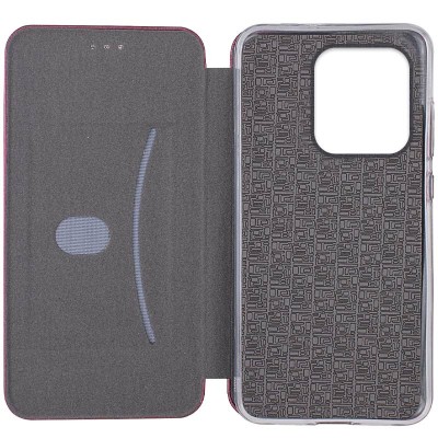 Шкіряний чохол-книжка Classy для Motorola Moto G15 4G Бордовий