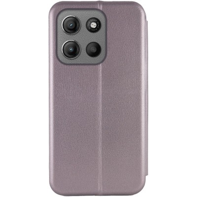 Шкіряний чохол-книжка Classy для Motorola Moto G15 4G Сірий Шкіряний чохол-книжка Classy для Motorola Moto G15 4G Сірий
