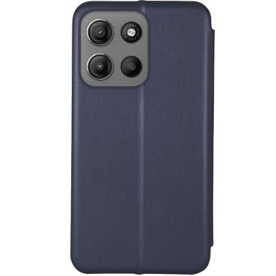 Шкіряний чохол-книжка Classy для Motorola Moto G15 4G Темно-синій Шкіряний чохол-книжка Classy для Motorola Moto G15 4G Темно-синій