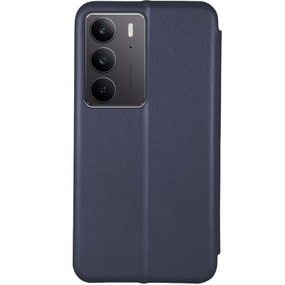 Шкіряний чохол-книжка Classy для Realme C75 / C75x Темно-синій