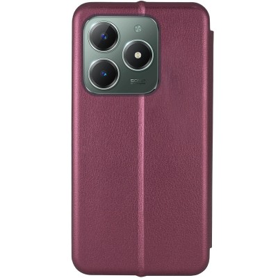 Шкіряний чохол-книжка Classy для ZTE Blade A75 4G Бордовий