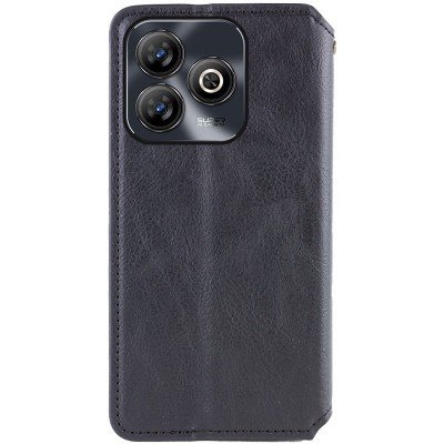 Шкіряний чохол-книжка GETMAN Cubic (PU) для ZTE Blade A75 4G Чорний