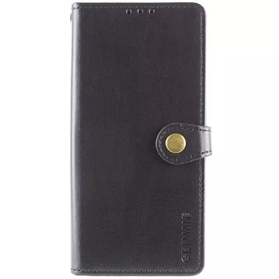 Шкіряний чохол-книжка GETMAN Gallant (PU) для Motorola Moto G05 / E15 Чорний