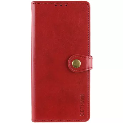 Шкіряний чохол-книжка GETMAN Gallant (PU) для Motorola Moto G85 Червоний