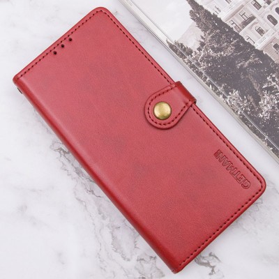 Шкіряний чохол-книжка GETMAN Gallant (PU) для Oppo A3 4G / A3x 4G/ A40m Червоний