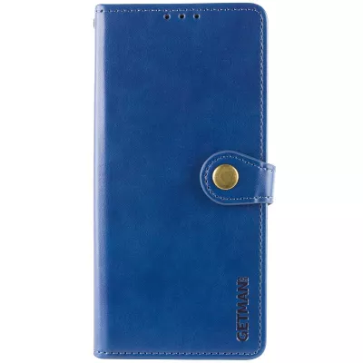 Шкіряний чохол-книжка GETMAN Gallant (PU) для TECNO Spark Go 1 (KL4) Синій