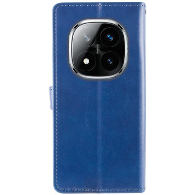Шкіряний чохол-книжка GETMAN Gallant (PU) для Xiaomi Redmi Note 14 Pro 5G / 14 Pro+ Синій Шкіряний чохол-книжка GETMAN Gallant (PU) для Xiaomi Redmi Note 14 Pro 5G / 14 Pro+ Синій
