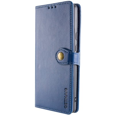 Шкіряний чохол-книжка GETMAN Gallant (PU) для ZTE Blade A75 4G Синій Шкіряний чохол-книжка GETMAN Gallant (PU) для ZTE Blade A75 4G Синій