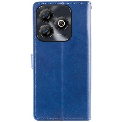 Шкіряний чохол-книжка GETMAN Gallant (PU) для ZTE Blade A75 4G Синій Шкіряний чохол-книжка GETMAN Gallant (PU) для ZTE Blade A75 4G Синій