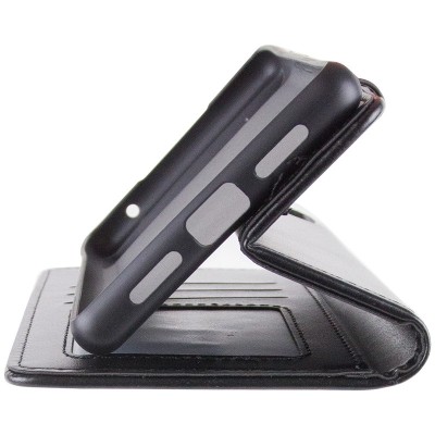 Шкіряний чохол-книжка GETMAN Gallant (PU) для ZTE Blade A75 4G Чорний
