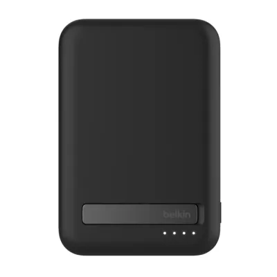 Акумулятор портативний літій-іонний Power Bank Belkin 8000мА·год, 15Вт, MagSafe Qi2, чорний (BPD007BTBK)