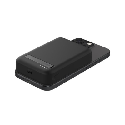 Акумулятор портативний літій-іонний Power Bank Belkin 8000мА·год, 15Вт, MagSafe Qi2, чорний (BPD007BTBK)