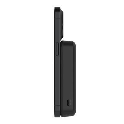 Акумулятор портативний літій-іонний Power Bank Belkin 8000мА·год, 15Вт, MagSafe Qi2, чорний (BPD007BTBK)