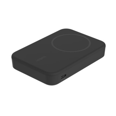 Акумулятор портативний літій-іонний Power Bank Belkin 8000мА·год, 15Вт, MagSafe Qi2, чорний (BPD007BTBK)