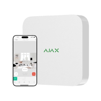 Ajax NVR (16ch) (8EU) ASP white мережевий відеореєстратор