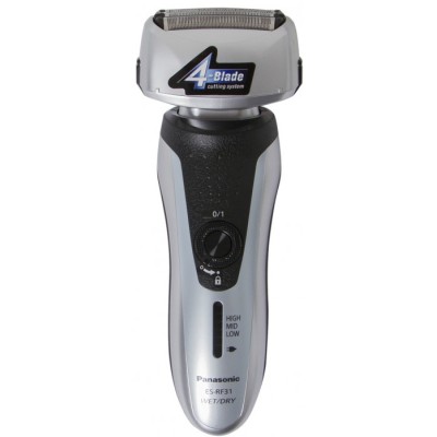 Бритва електр. Panasonic сіткова, 10000 об/хв, бритв.головок-4, Li-Ion, сух.+волог., тример, срібний (ES-RF31-S520)