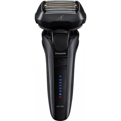 Бритва електр. Panasonic сіткова, 14000 об/хв, бритв.головок-5, Li-Ion, сух.+волог., тример, чохол,Док-ст., чорний (ES-LV9U-K820