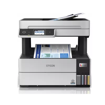 БФП ink color A4 Epson EcoTank L6490 37_23 ppm Fax ADF Duplex USB Ethernet Wi-Fi 4 inks Pigment (C11CJ88405)