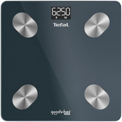 Ваги Tefal підлогові Smart, 180кг, Bluetooth, AAAx3 в комплекті, скло, чорний (BM9620S1) Ваги Tefal підлогові Smart, 180кг, Bluetooth, AAAx3 в комплекті, скло, чорний (BM9620S1)