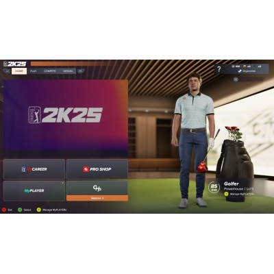 Гра консольна PS5 PGA 2K25, BD диск