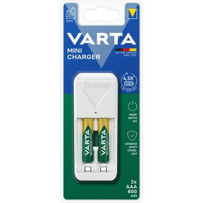 Зарядний пристрій Varta Mini Charger 2хNI MH AAA800 мА•h Зарядний пристрій Varta Mini Charger 2хNI MH AAA800 мА•h