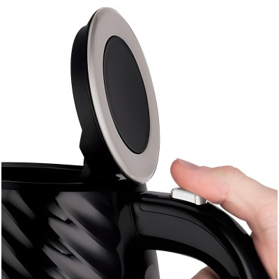 Електрочайник Russell Hobbs Groove Black, 1.7л, пластик, Strix, чорний (26380-70)