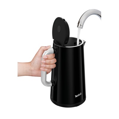 Електрочайник Tefal DIGITAL, 1.7л, LED дисплей, з подвійними стінками, глянець, чорний (KO851830)