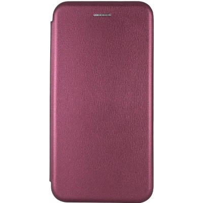 Шкіряний чохол-книжка Classy для Apple iPhone 13 (6.1") Бордовий