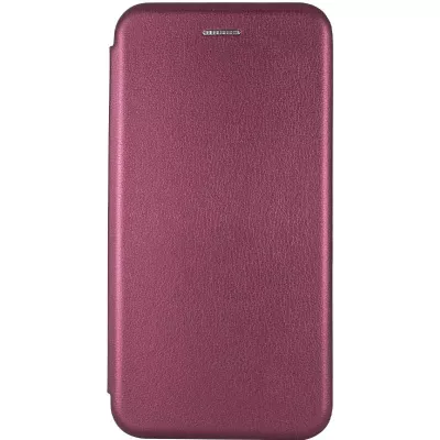 Шкіряний чохол-книжка Classy для Apple iPhone 13 (6.1") Бордовий