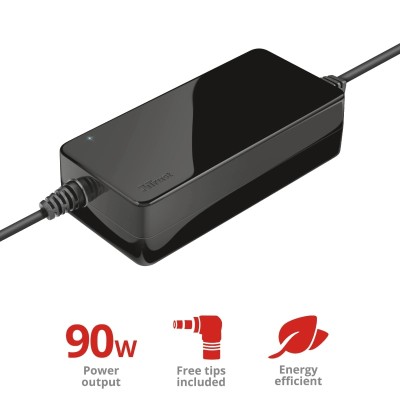 Адаптер живлення Trust Primo 90W-19V Universal Laptop, чорний Адаптер живлення Trust Primo 90W-19V Universal Laptop, чорний