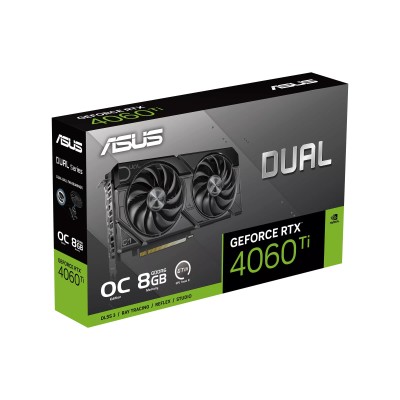 Відеокарта ASUS GeForce RTX 4060 Ti 8GB GDDR6 DUAL OC EVO DUAL-RTX4060TI-O8G-EVO (90YV0J49-M0NA00) Відеокарта ASUS GeForce RTX 4060 Ti 8GB GDDR6 DUAL OC EVO DUAL-RTX4060TI-O8G-EVO (90YV0J49-M0NA00)