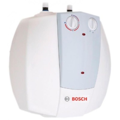 Водонагрівач електр. BOSCH компакт Tronic 2000 T Mini, 10л, 1,5кВт, монтаж під мийкою, мех. кер-ння, B, білий (7736504743)