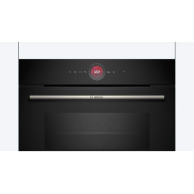 Духова шафа Bosch електрична компактна, 45л, A, дисплей, конвекція, ф-ція мікрохвиль, чорний (CMG7241B1)