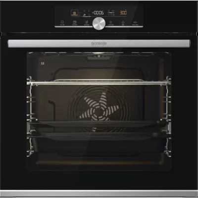 Духова шафа Gorenje духова електрична, 77л, A+, дисплей, піроліз, чорний (BPSX6747A05BG)