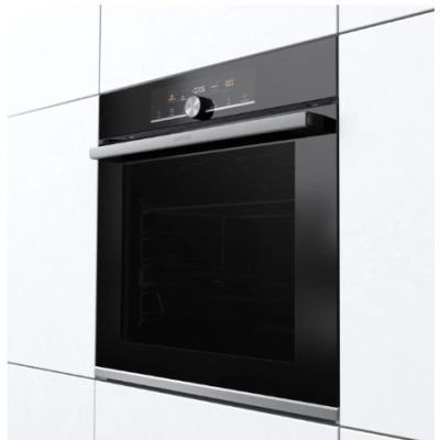 Духова шафа Gorenje духова електрична, 77л, A+, дисплей, піроліз, чорний (BPSX6747A05BG)