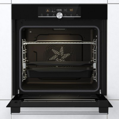 Духова шафа Gorenje духова електрична, 77л, A+, дисплей, піроліз, чорний (BPSX6747A05BG)