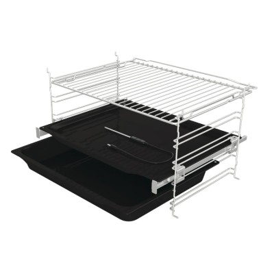 Духова шафа Gorenje духова електрична, 77л, A+, дисплей, піроліз, чорний (BPSX6747A05BG)