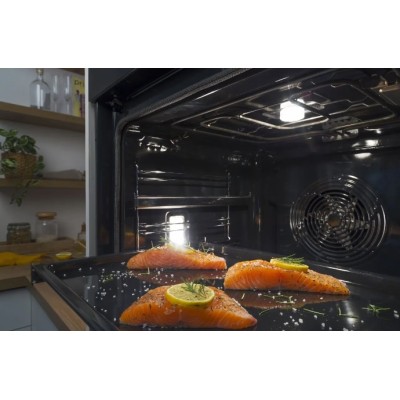 Духова шафа Gorenje духова електрична, 77л, A+, дисплей, піроліз, чорний (BPSX6747A05BG)