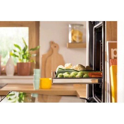 Духова шафа Gorenje духова електрична, 77л, A+, дисплей, піроліз, чорний (BPSX6747A05BG)