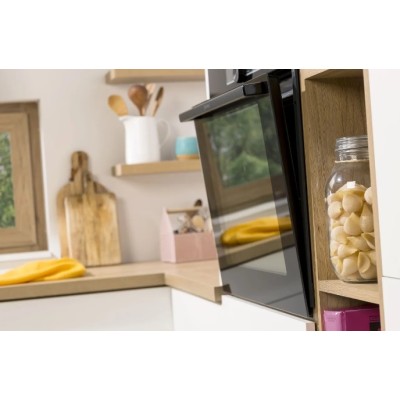 Духова шафа Gorenje духова електрична, 77л, A+, дисплей, піроліз, чорний (BPSX6747A05BG)