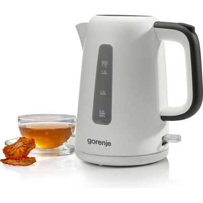 Електрочайник Gorenje 1.7л, Strix контроль, пластик, білий (K17XG) Електрочайник Gorenje 1.7л, Strix контроль, пластик, білий (K17XG)