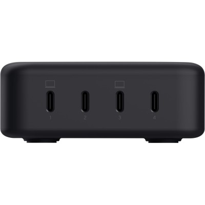 Зарядний пристрій мережевий Trust Maxo 240Вт,GaN, 4xUSB-C,PD, чорний