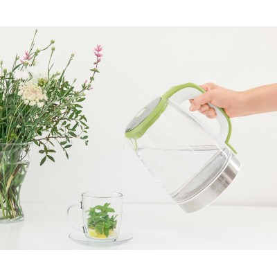 Електрочайник Sencor 2л, Strix, скло, 5 темп.реж, салатовий (SWK2197GG) Електрочайник Sencor 2л, Strix, скло, 5 темп.реж, салатовий (SWK2197GG)