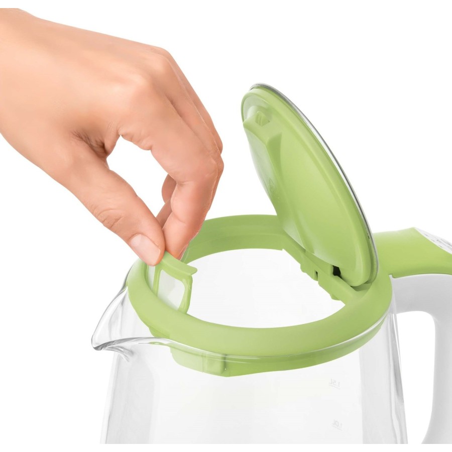 Електрочайник Sencor 2л, Strix, скло, 5 темп.реж, салатовий (SWK2197GG) Електрочайник Sencor 2л, Strix, скло, 5 темп.реж, салатовий (SWK2197GG)